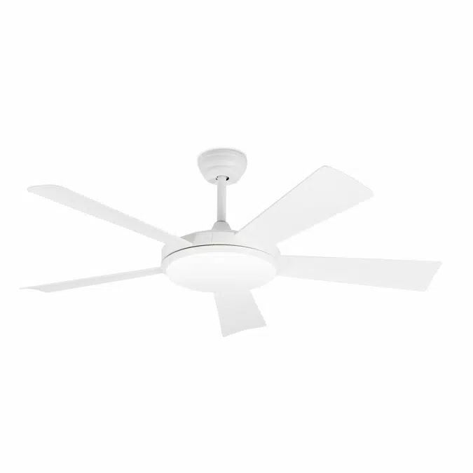 SAONA L LED White fan with DC motor