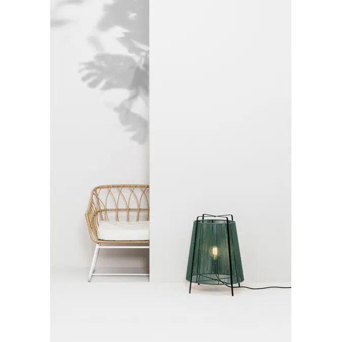 AKANE Green floor lamp