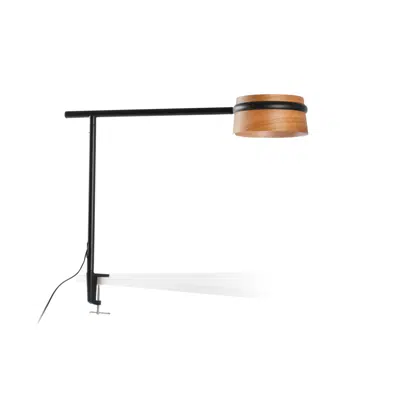 Image for LOOP Black table lamp with clip