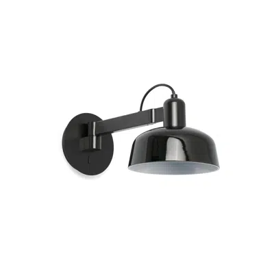 afbeelding voor TATAWIN Black wall lamp arm