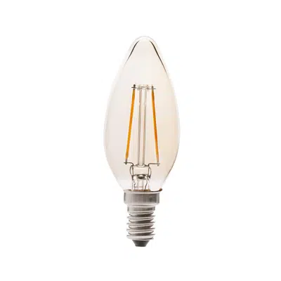 imagen para Bombilla VELA FILAMENTO LED ÁMBAR E14 2W 2200K