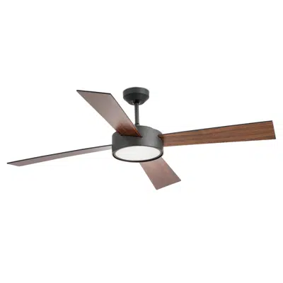 Image for HYDRA LED Black ceiling fan with DC motor