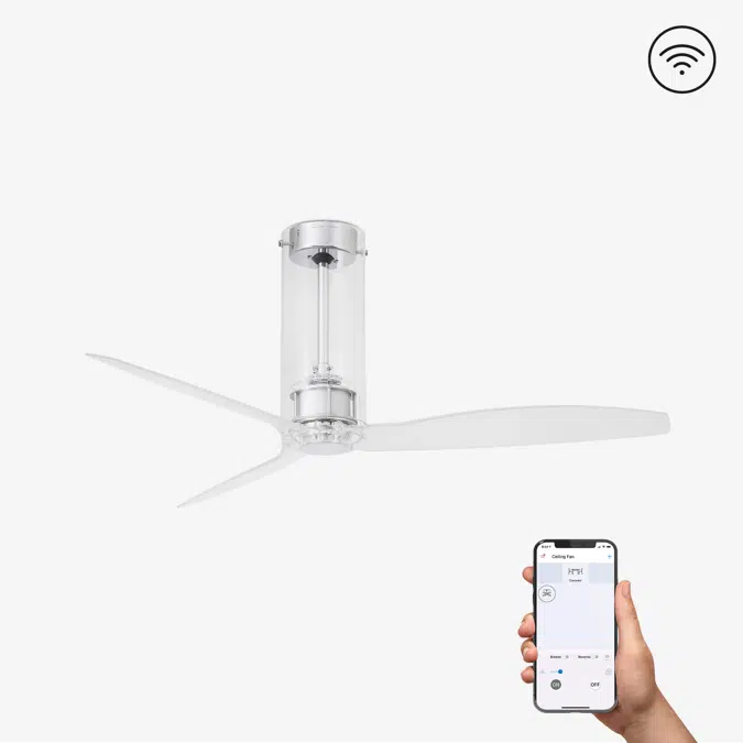 TUBE FAN M Transparent fan DC SMART