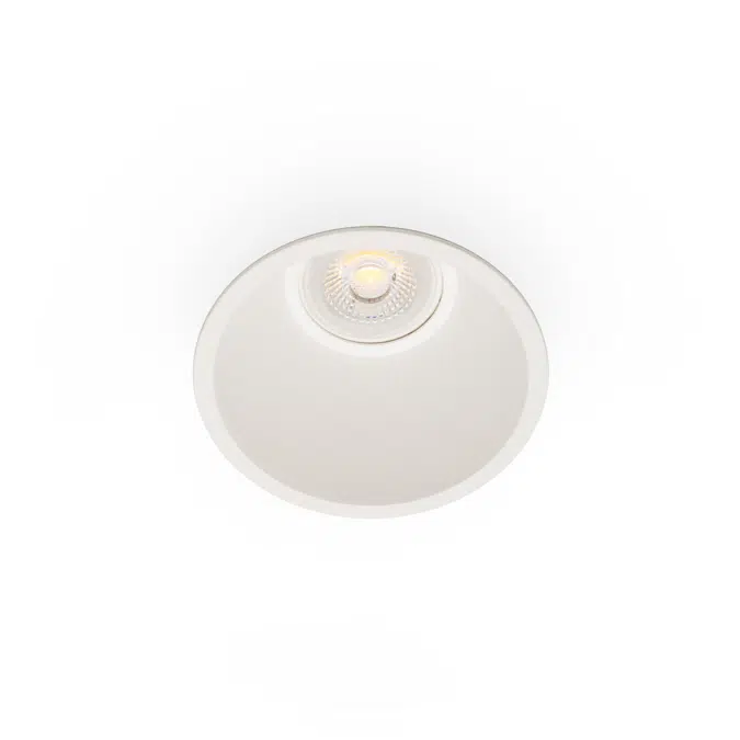 BIM objects - Free download! FRESH IP44 White downlight GU10 | BIMobject