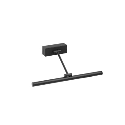 billede til MAGRITTE 300 Black picture wall light 6W