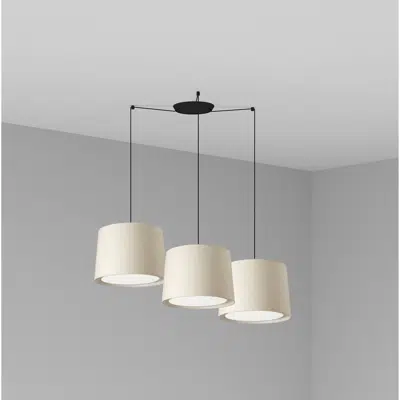 Image for CONGA 3L Beige pendant lamp