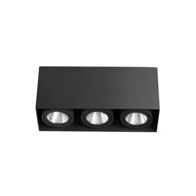 Image for TEKO - 3 Black surface LED CRI95 51-72W 3000K 56