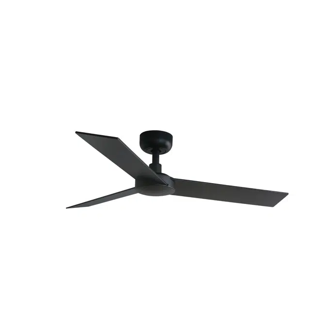 RUDDER S Ventilateur noir/noyer