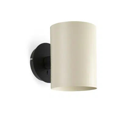 Image for GUADALUPE Black/beige wall lamp