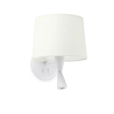Immagine per CONGA Lampada da parete con lettore bianca/bianca