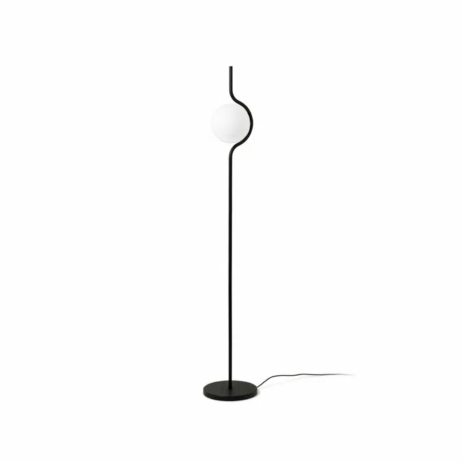 LE VITA Lampadaire dimmable noir