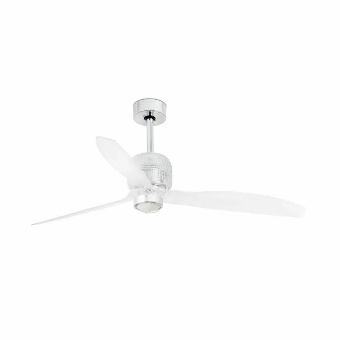 Objetos BIM - ¡Descarga gratis! DECO FAN M Chrome fan with Dc motor ...