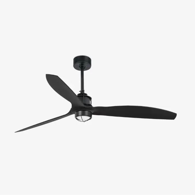 BIM objects - Free download! JUST FAN M LED Matt black FAN LED with DC ...