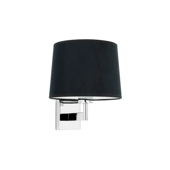 ARTIS Chrome/black wall lamp