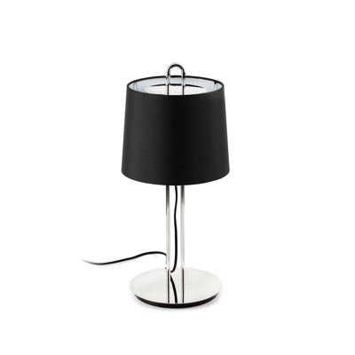 Image pour MONTREAL Lampe de table chrome/noire