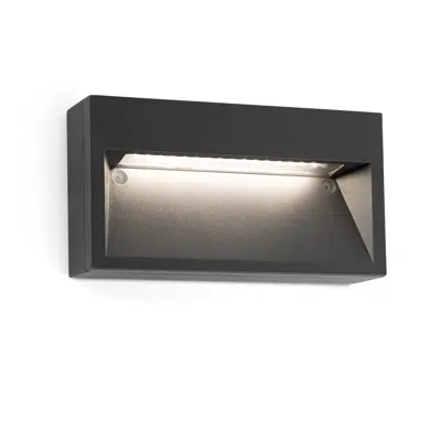 Image for PATH LED Dark grey wall lamp