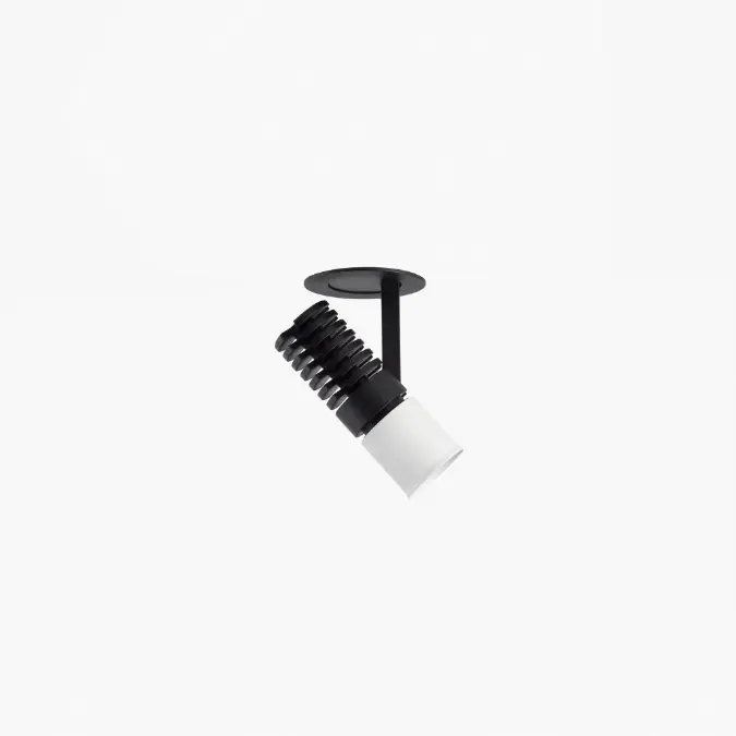 BIM objects - Free download! UNO black/white recessed projector ...