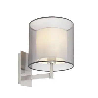 Image for SABA Matt nickel wall lamp