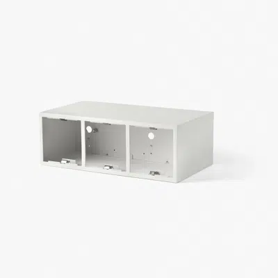 Image pour PODIUM Boîtier de surface blanc 3L