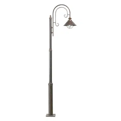 Imagem para NAUTICA 1L Rust pole lamp}