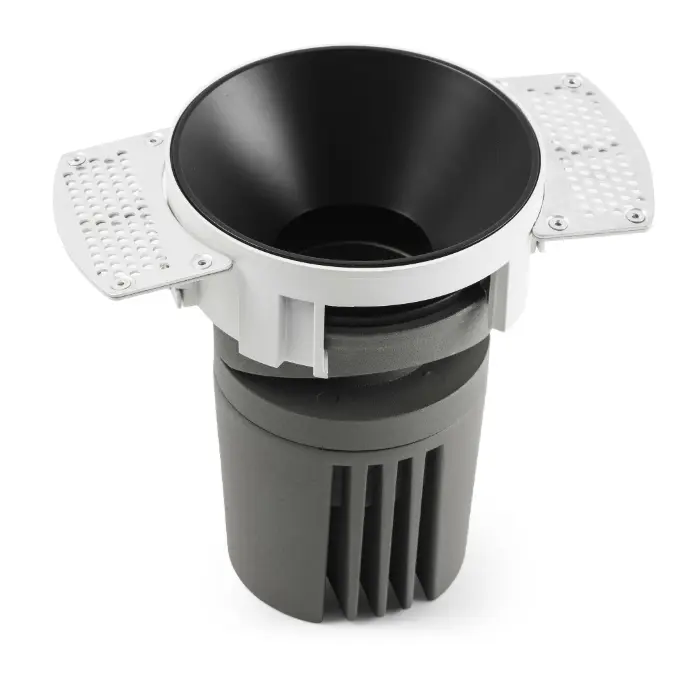 BIM objects - Free download! DEEP78 Downlight round without frame black ...