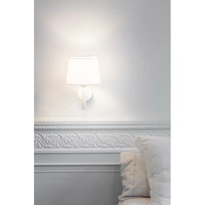 SAVOY White/white wall lamp