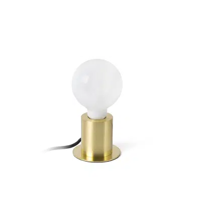 Image for TEN Satin gold table lamp