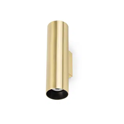 Image for STAN 2L Satin gold wall lamp