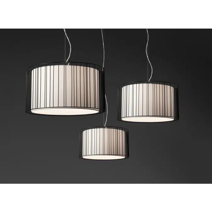 LINDA Black pendant lamp