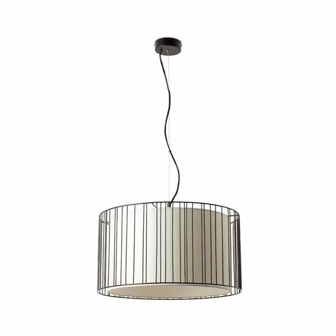 LINDA Black pendant lamp