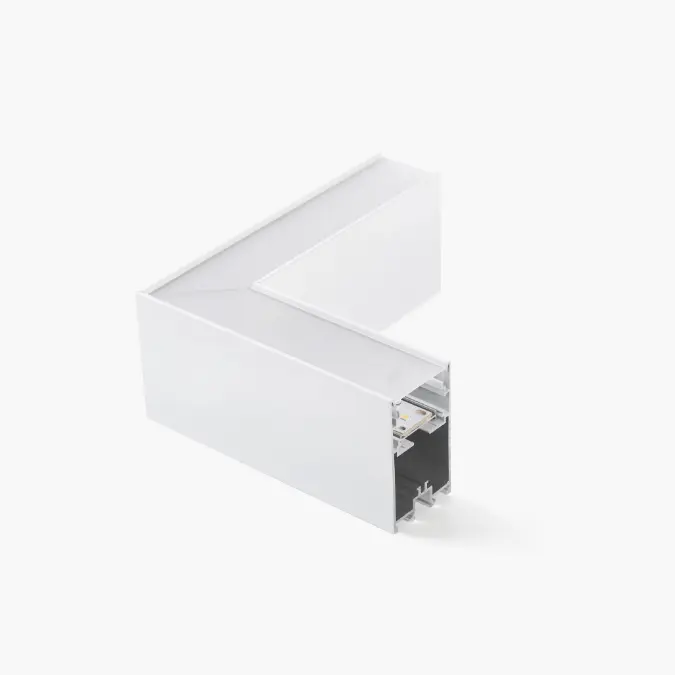BIM objects - Free download! VIA L Surface prismatic TW white | BIMobject
