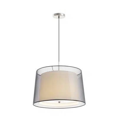 Image for SABA 400 Matt nickel pendant lamp 3L