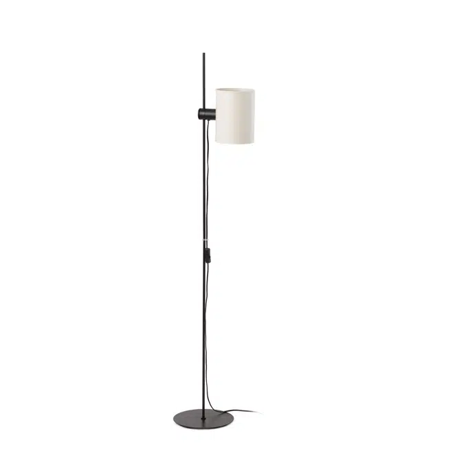 GUADALUPE Lampadaire noire/beige