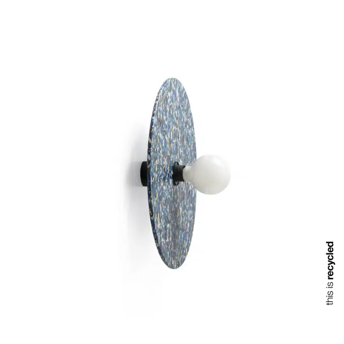 CONFETTI 450 H70 Lampada a parete/plafoniera trucioli riciclati