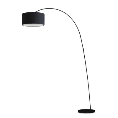 afbeelding voor PAPUA Black floor lamp