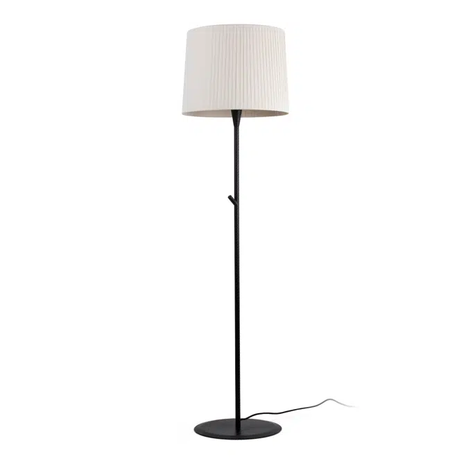 SAMBA Stehleuchte schwarz/beige geklebt