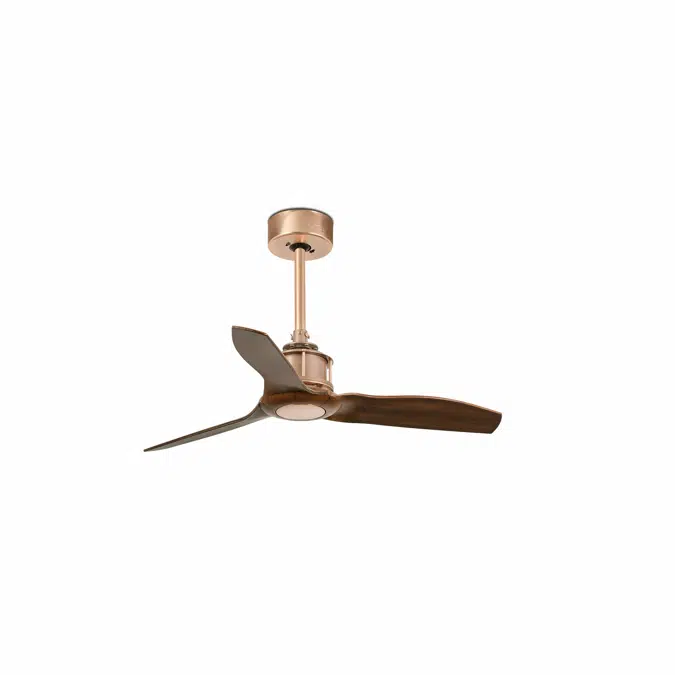 JUST FAN S Copper/wood fan 81cm