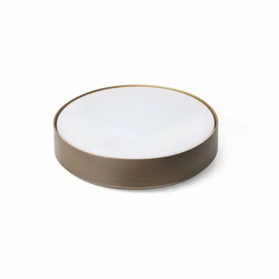 imagen para Complemento de luz marrón para el ventilador de techo TYPHOON. Su fuente de iluminación es LED 16W 3000K incluida.