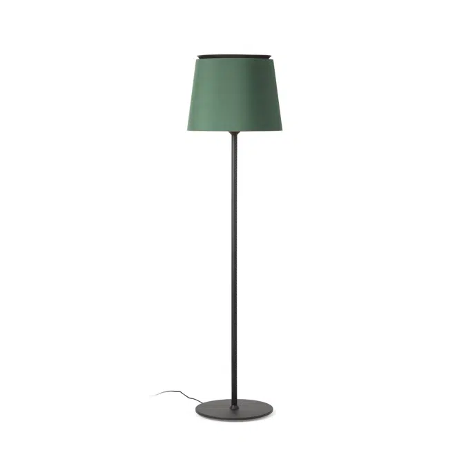 SAVOY Black/green floor lamp