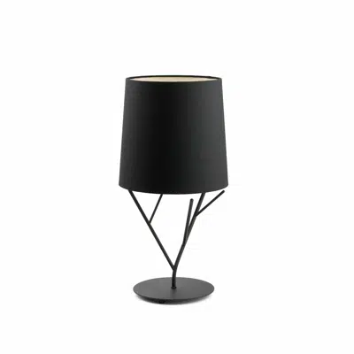 TREE Black table lamp图像