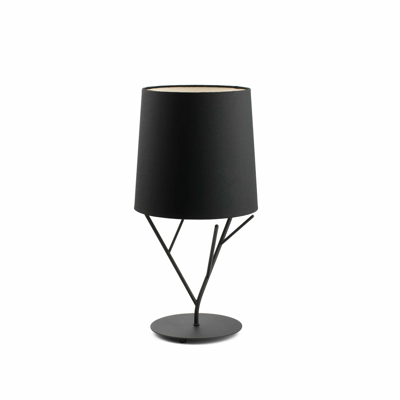 Image for TREE Black table lamp