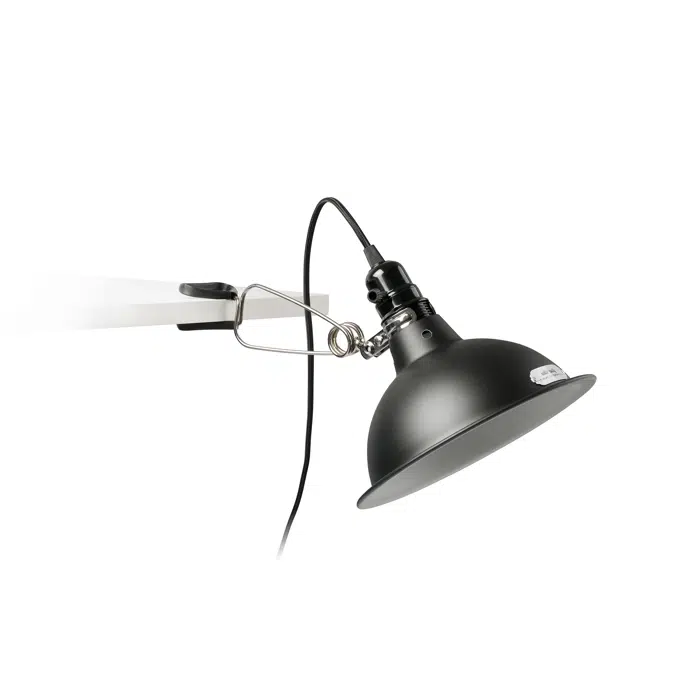 PEPPER Lampada clip nera