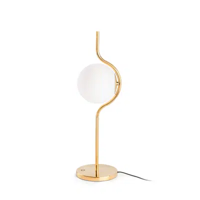 Imagem para LE VITA Gold table lamp dimmable}