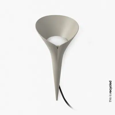 Image for LEAF Grey stake lamp
