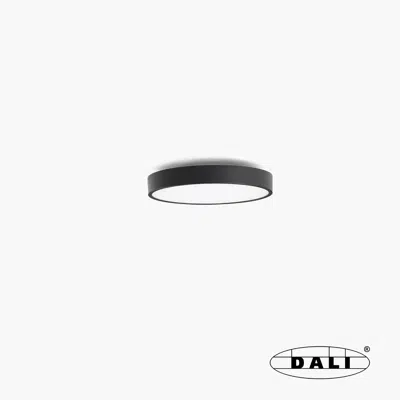 Immagine per DOMIO superficie nero Ø400 36W opal 4000K CRI80 DALI