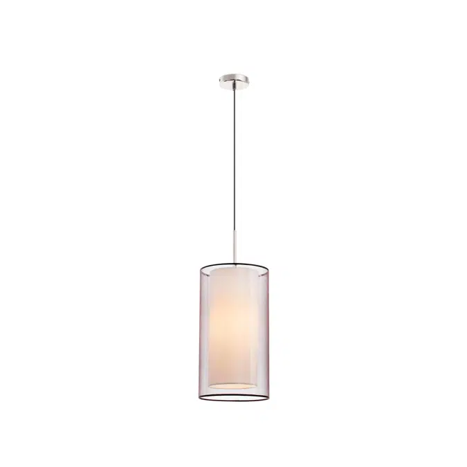 SABA 200 Matt nickel pendant lamp 1L