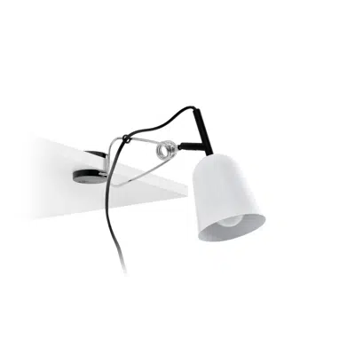 Image for STUDIO White clip lamp
