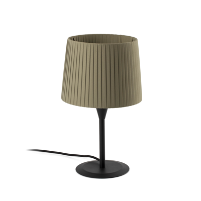 Image pour SAMBA Lampe de table noire/enrubanné vert