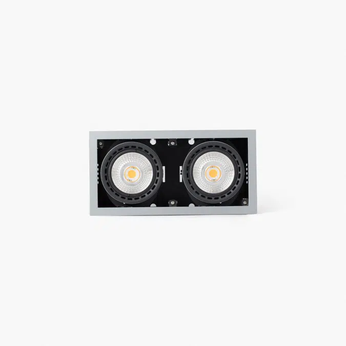 BIM objects - Free download! MINI COLIN-2 Grey recessed 50W MEAT 56 ...