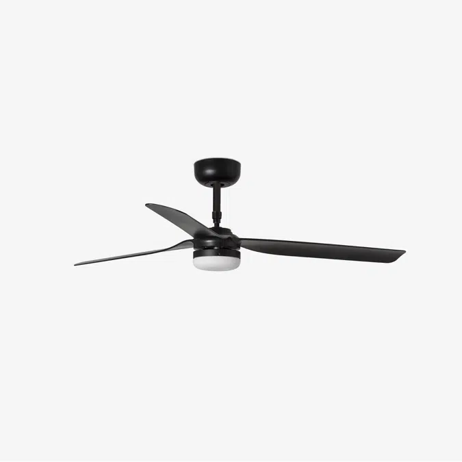 PUNT M LED-Ventilator schwarz DC